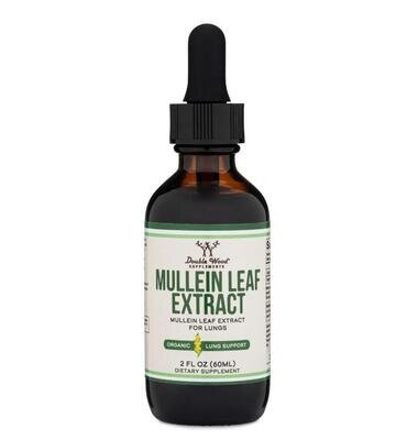 Екстракт листя коров'яку Double Wood Mullein Leaf Extract краплі, 60 мл