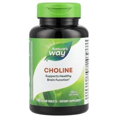 Холін Nature's Way Choline 500 мг, 100 таблеток