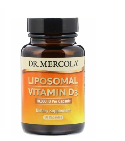 Вітамін D3 Dr. Mercola Liposomal Vitamin D3 10000, 30 капсул