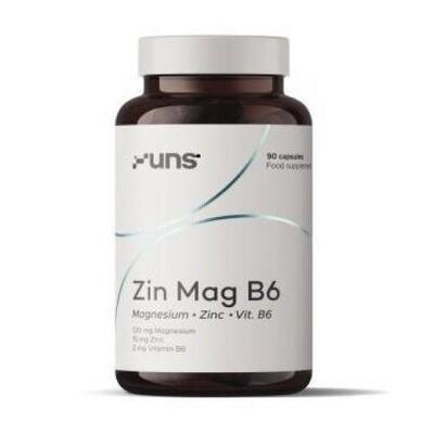 Цинк, Магній, B6 UNS Zin Mag B6, 90 капсул
