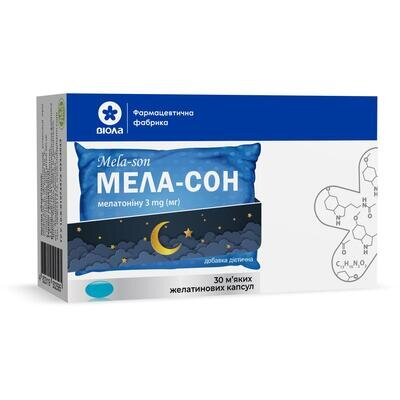 Мела-сон м'які желатинові капсули №30