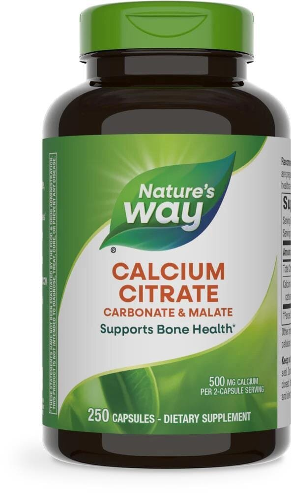Кальцію цитрат Nature's Way Calcium Citrate 250 мг, 250 капсул