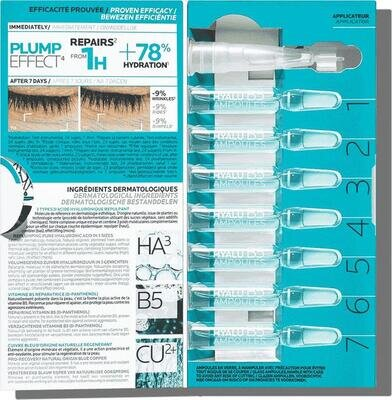 Концентрат La Roche-Posay Hyalu B5 Ampoules для корекції зморшок та відновлення пружності шкіри обличчя, 7 шт х 1,8 мл