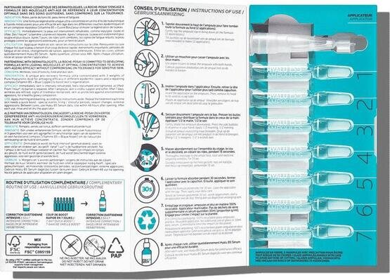 Концентрат La Roche-Posay Hyalu B5 Ampoules для корекції зморшок та відновлення пружності шкіри обличчя, 7 шт х 1,8 мл