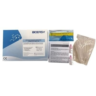 Тест-експрес Bioeasy на новий коронавірус 2019 (2019-nCoV) GICA IgG/IgM, 25 штук