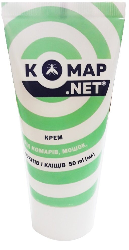 Крем Комар NET від комарів, мошок, москітів та кліщів, 50 мл