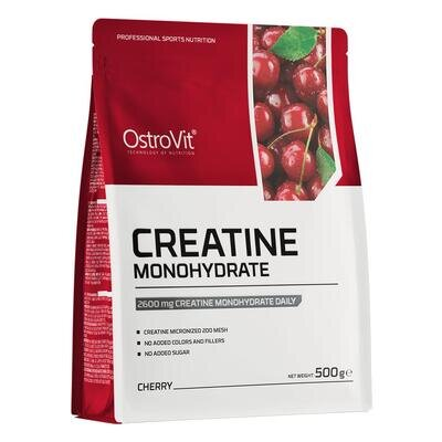 Креатин моногідрат OstroVit Creatine Monohydrate вишня, 500 г