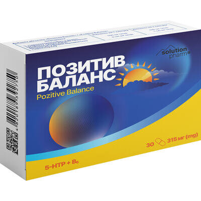 Позитив Баланс Solution Pharm тверді желатинові капсули №30 (10х3)