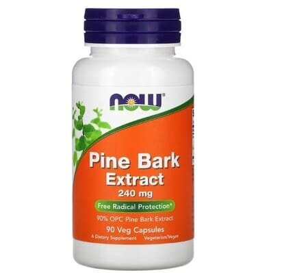 Соснової кори екстракт NOW Pine Bark Extract 240 мг вег. капсули №90