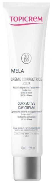 Крем для обличчя Topicrem Mela SPF20 денний коригуючий, 40 мл