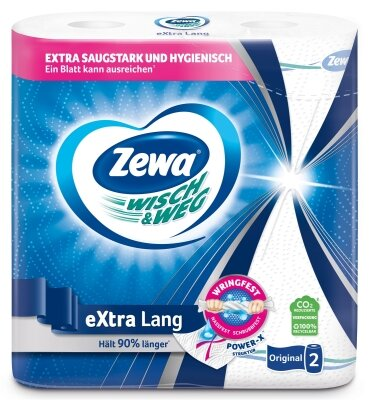Рушники паперові Zewa Wisch Weg 2 шари, 2 рулони
