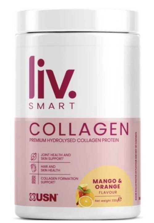 Колаген USN LivSmart Collagen манго-апельсин, 330 г