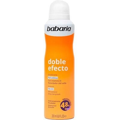 Дезодорант-антиперспірант спрей Babaria Doble Efecto 48h шовковиста шкіра з вітаміном E, 200 мл
