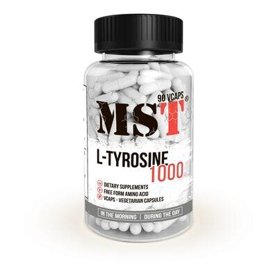 L-тирозин MST Nutrition L-Tyrosine 1000, 90 рослинних капсул