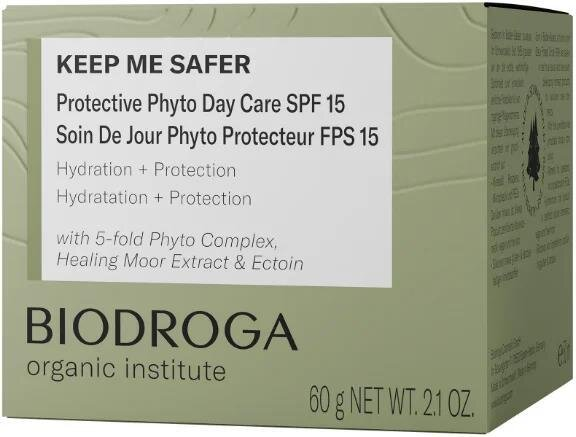 Крем-догляд для обличчя Biodroga Keep me Safe органічний захисний SPF15 денний, 50 мл