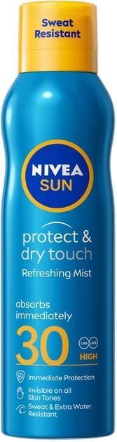 Міст сонцезахисний освіжаючий Nivea Sun SPF30 Захист та сухий дотик (80476), 200 мл
