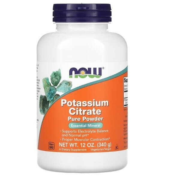 Калію цитрат NOW Potassium Citrate порошок, 340 г