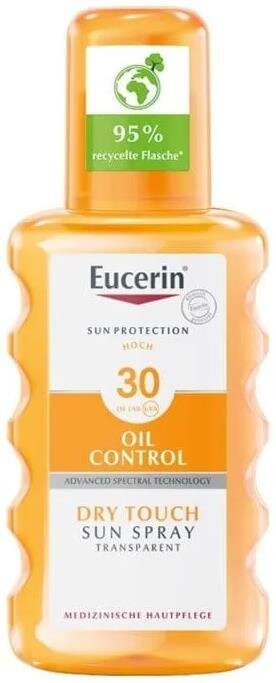 Спрей сонцезахисний Eucerin Sun SPF30 Oil Control з матуючим ефектом (63915), 200 мл