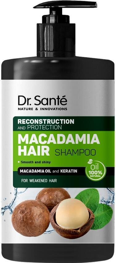 Шампунь Dr.Sante Macadamia Hair відновлення і захист, 1000 мл
