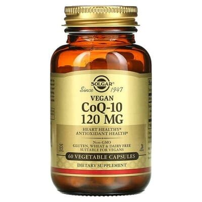 Коензим Q10 Solgar Vegan CoQ-10 120 мг вег. капсули №60