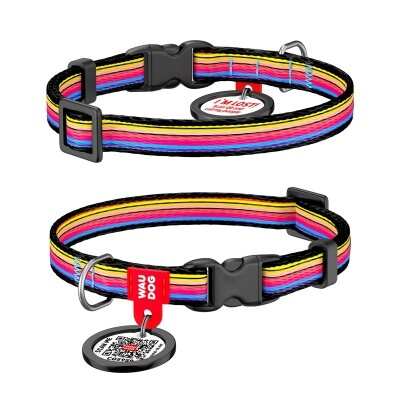 Нашийник для кішок Collar WAUDOG Nylon Лінія, ширина 10 мм, довжина 20-30 см
