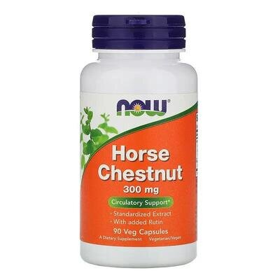 Кінський каштан NOW Horse Chestnut 300 мг вег. капсули №90