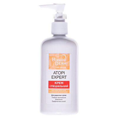 Крем Hirudo Derm Atopic Program Аtopi Expert спеціальний для сухої, дуже сухої та схильної до атопії шкіри, 220 мл
