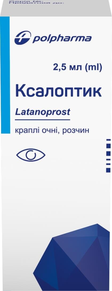 Ксалоптик краплі оч., р-н 50 мкг/мл по 2.5 мл у флак.-крап.
