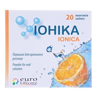 Іоніка порошок д/ор. р-ну по 4.4 г №20 у пак.