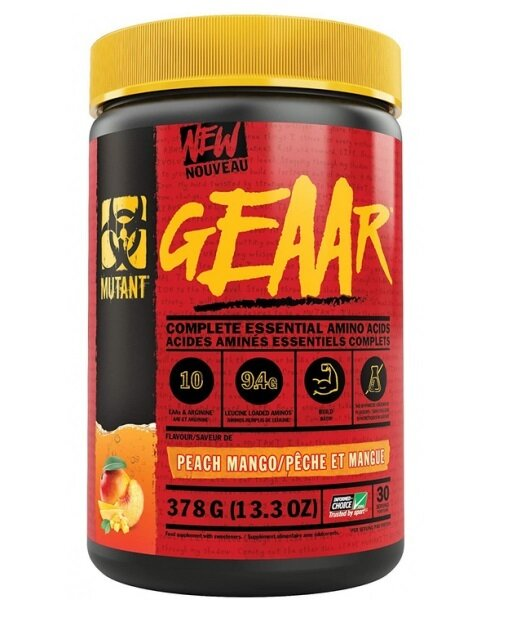 Амінокислотний комплекс Mutant Geaar, персик і манго, 378 г