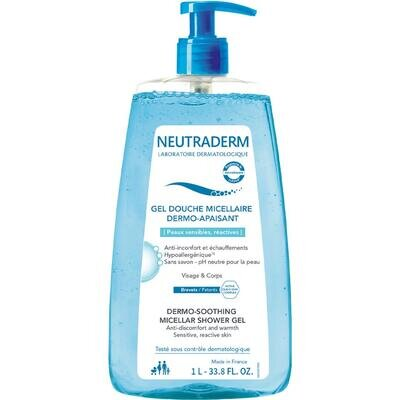 Гель для душу Neutraderm заспокійливий міцелярний, 1 л