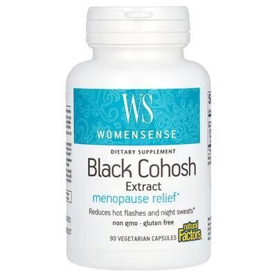 Клопогону екстракт Natural Factors Menopause Black Cohosh 40 мг, 90 капсул