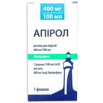 Апірол розчин д/інф. 4 мг/мл по 100 мл (400 мг) №1 у флак.