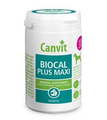 Вітаміни для собак Canvit Biocal Plus Maxi, 230 г