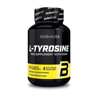 Амінокислота Biotech L-Tyrosine, 100 капсул