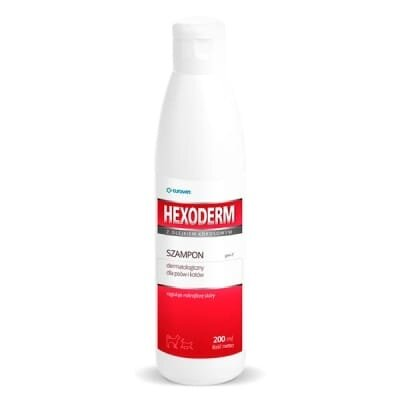Шампунь Eurowet Hexoderm з хлоргексидином 3% для собак та котів, 200 мл
