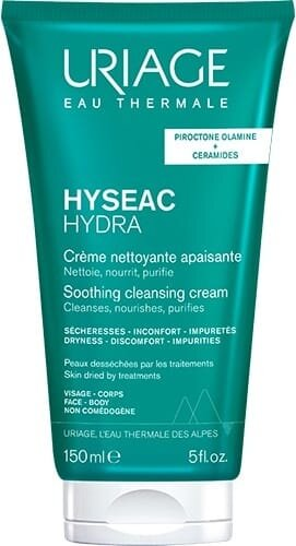 Крем очищуючий Uriage Hyseac Hydra для обличчя і тіла заспокійливий, 150 мл