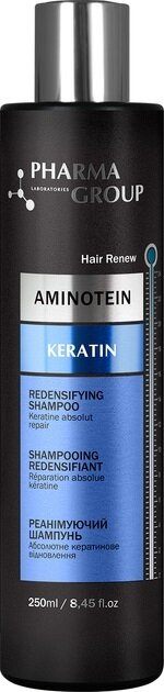 Шампунь Pharma Group Laboratories Aminotein+Keratin реанімуючий, 250 мл