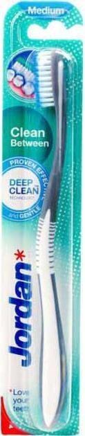 Зубна щітка Jordan Clean Between для чутливих зубів і ясен середня, 1 шт