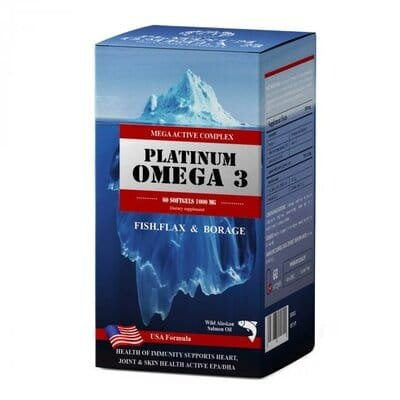Омега-3 Platinum 1000 мг капсули №60
