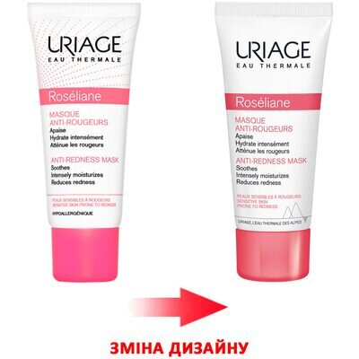 Маска для обличчя Uriage Roseliane проти почервоніння, 40 мл