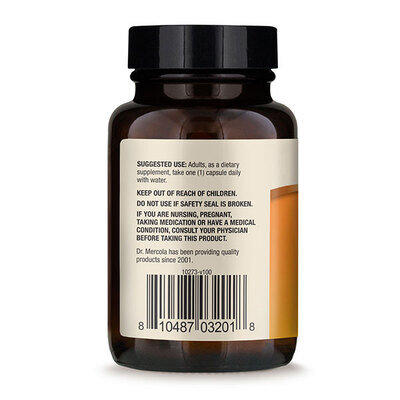 Вітамін D3 Dr. Mercola Liposomal Vitamin D3 10000, 90 капсул
