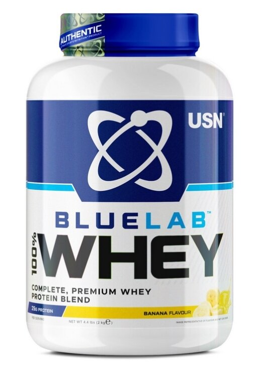 Протеїн USN Blue Lab 100% Premium Whey Protein банан, 2 кг