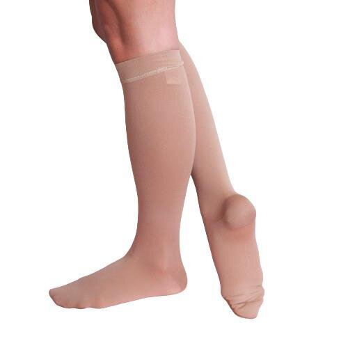Гольфи компресійні Venotonia Soft клас компресії 1, закритий носок, короткі, колір карамель, розмір 2