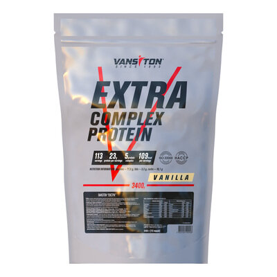 Протеїн Vansiton Extra Complex Protein, ваніль, 3,4 кг