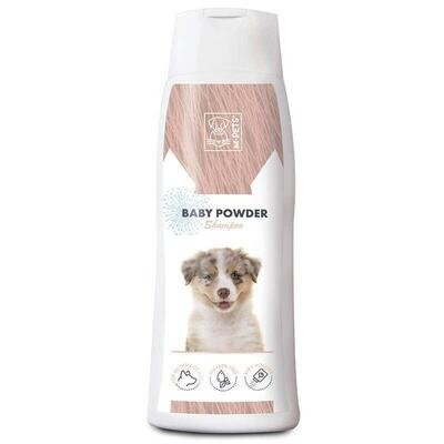 Шампунь M-Pets Baby Powder для всіх типів шерсті собак всіх порід, з ароматом дитячої присипки, 250 мл