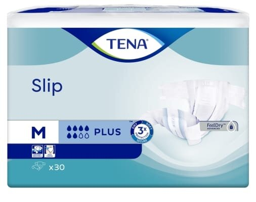 Підгузки для дорослих Tena Slip Plus Medium, 30 штук