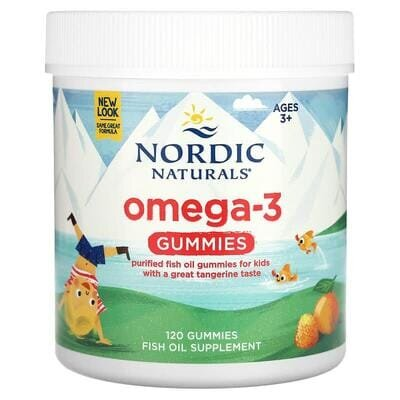 Омега-3 для дітей Nordic Naturals Omega-3 Gummies мандарин, 120 цукерок