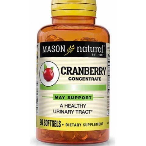 Журавлина Mason Natural Cranberry Concentrate, 90 гелевих капсул