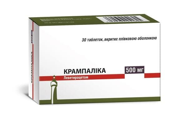 Крампаліка таблетки, в/плів. обол. по 500 мг №30 (10х3)